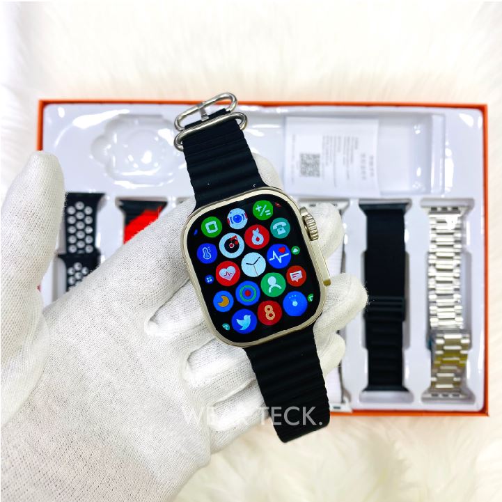 Ultra 7 in 1 Smart Watch | 7 Pairs of Straps